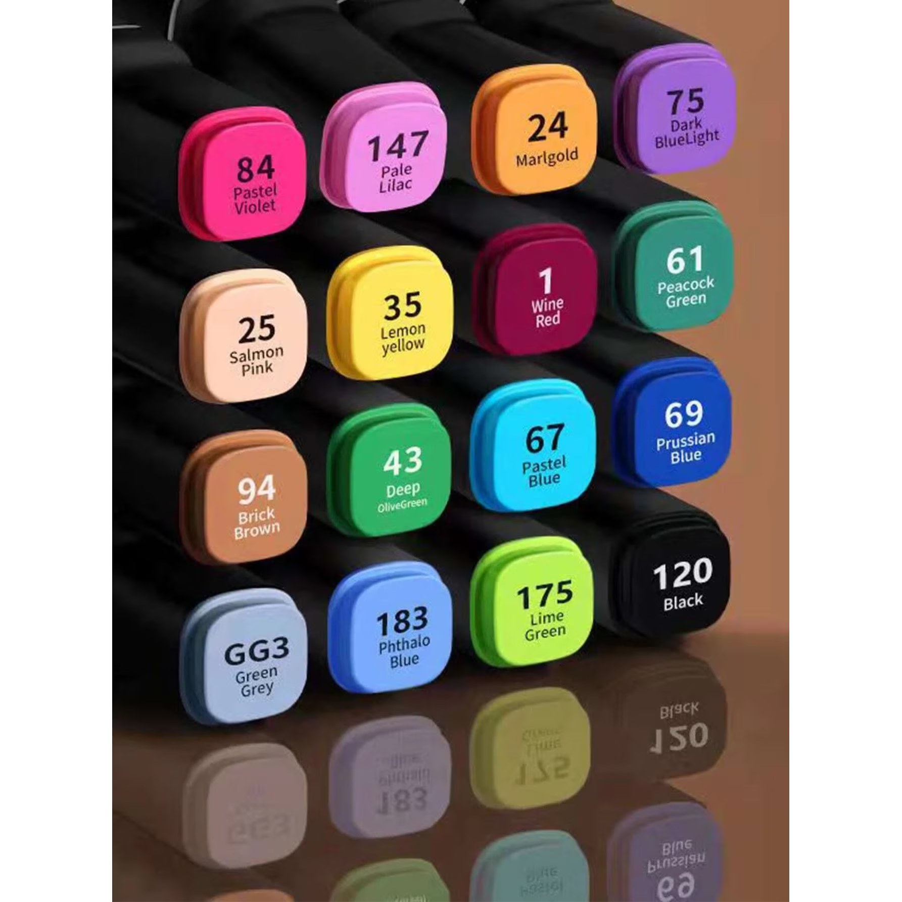 текис маркер overlay glitter 6+6 BS-700