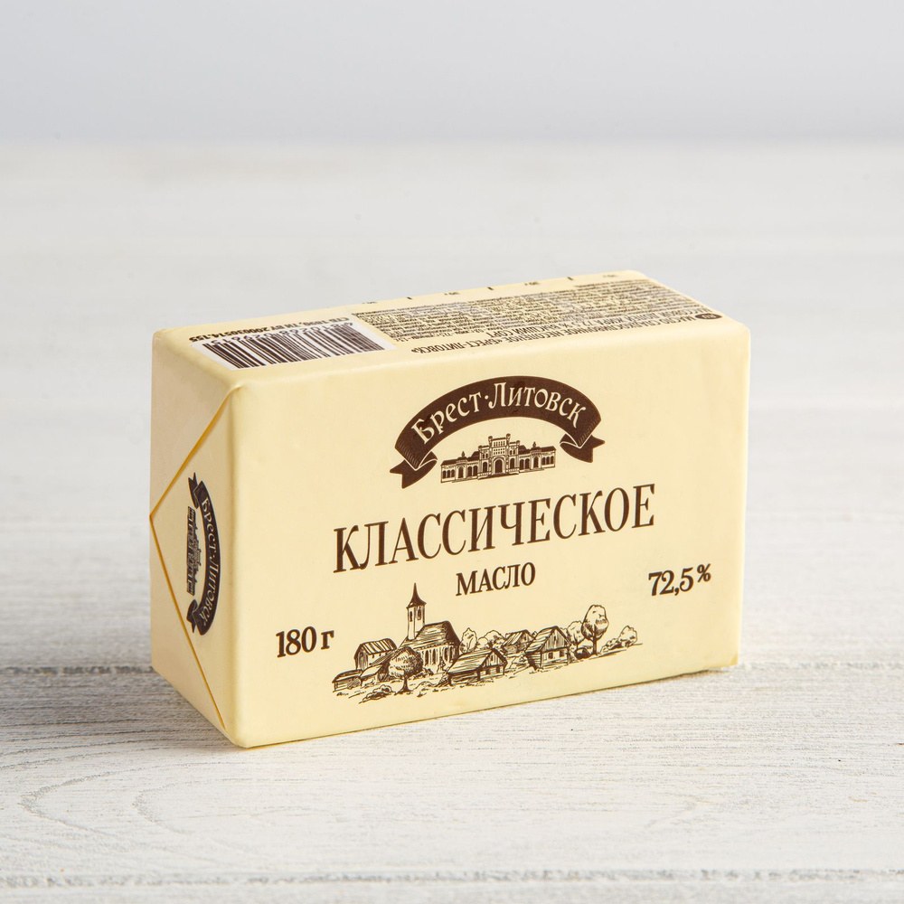 Брест-Литовск слив. масло 72,5% 180гр