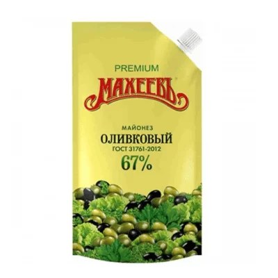 Махеев Майонез Оливковый 400 гр