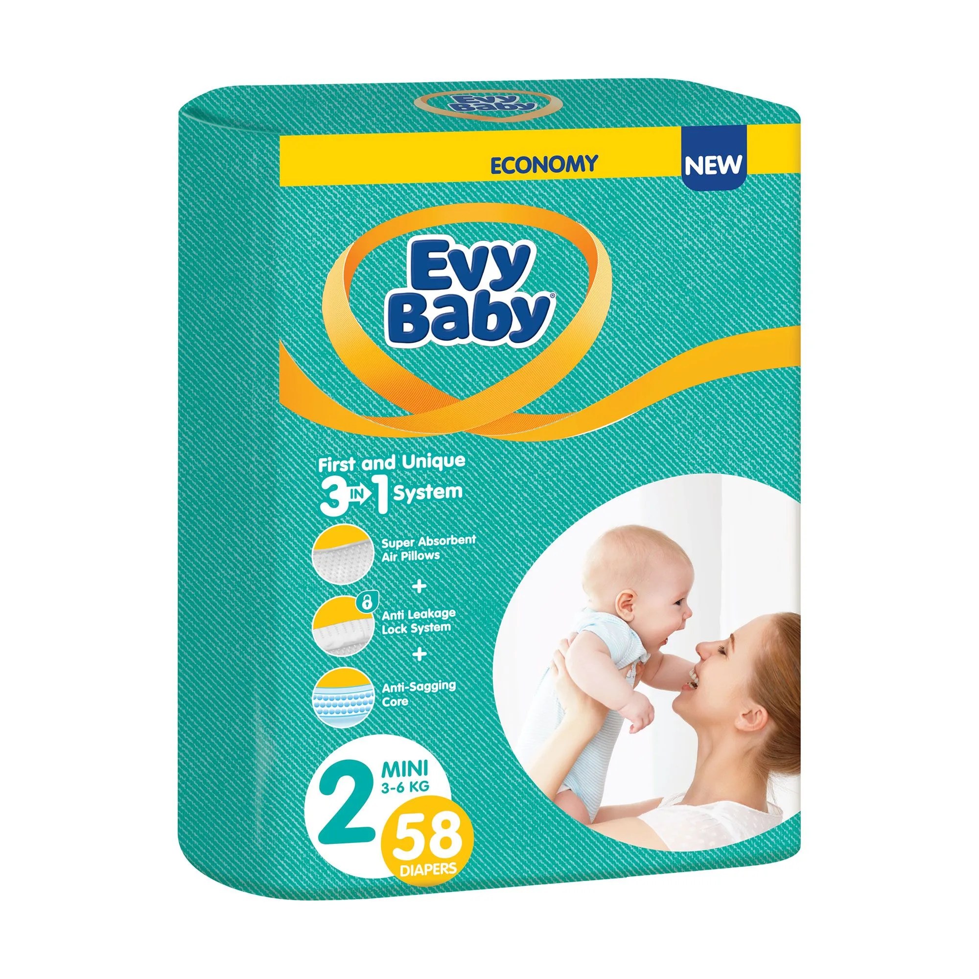Evy Baby mini №2 Подгузники 28шт