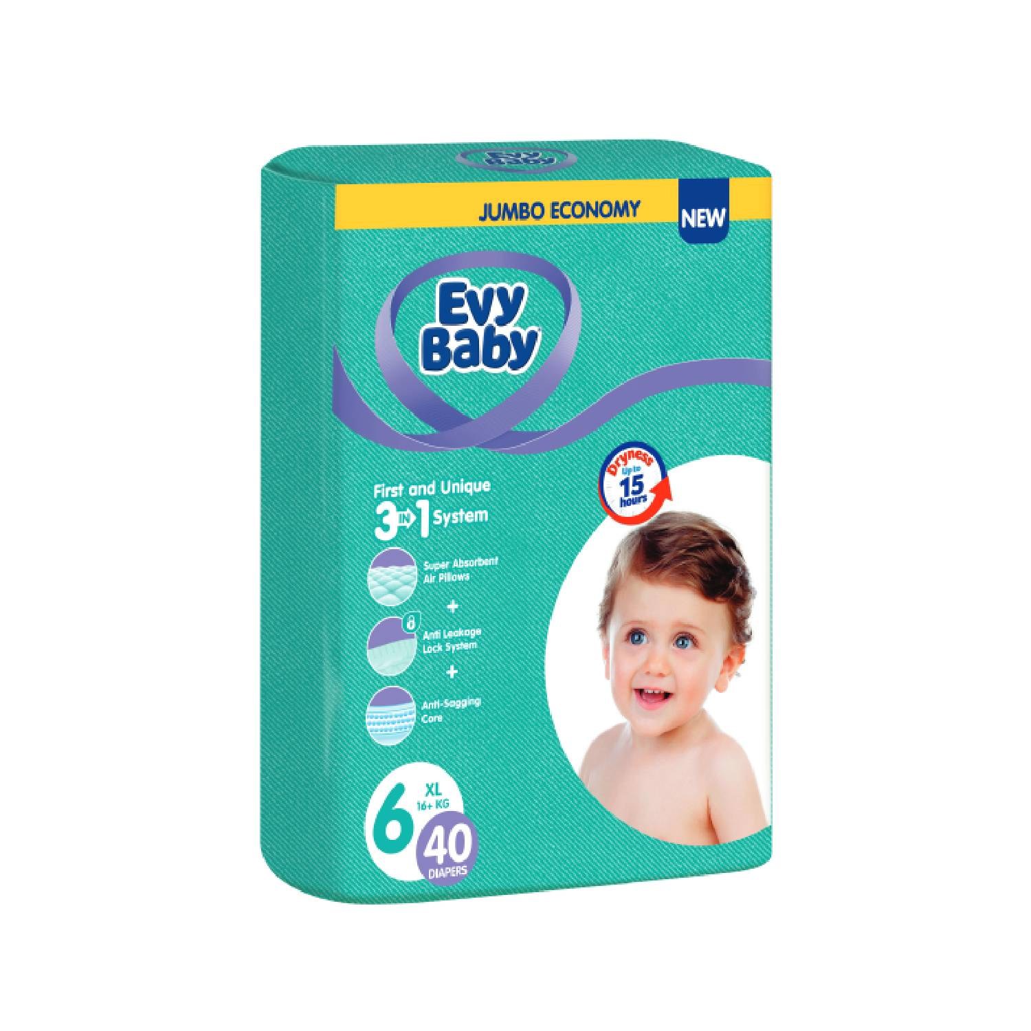 Evy Baby №6 Подгузники 26шт