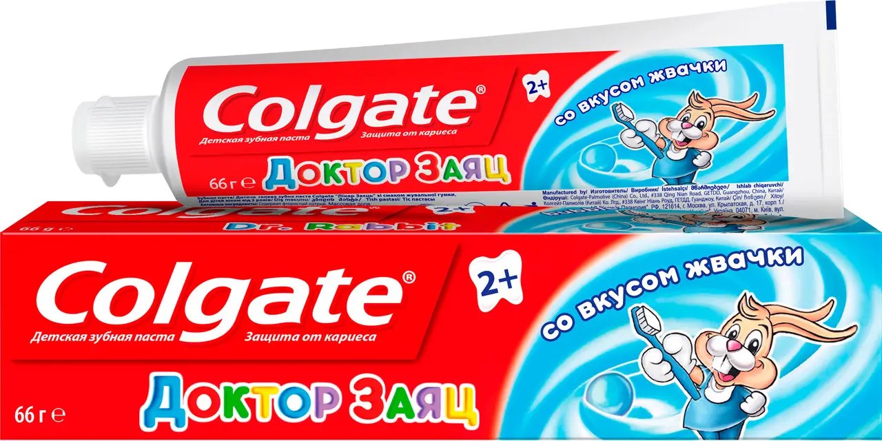 Colgate Детская ЗП Доктор Заяц от 2 лет 50мл
