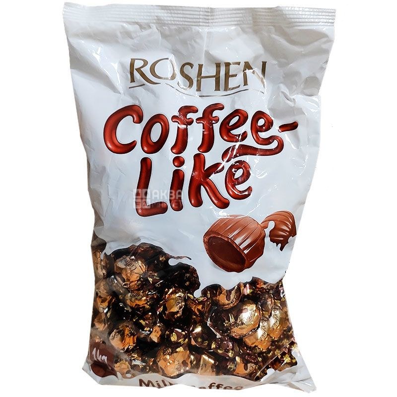 Рошен конфеты Coffee Like карамель Фасовка 1кг