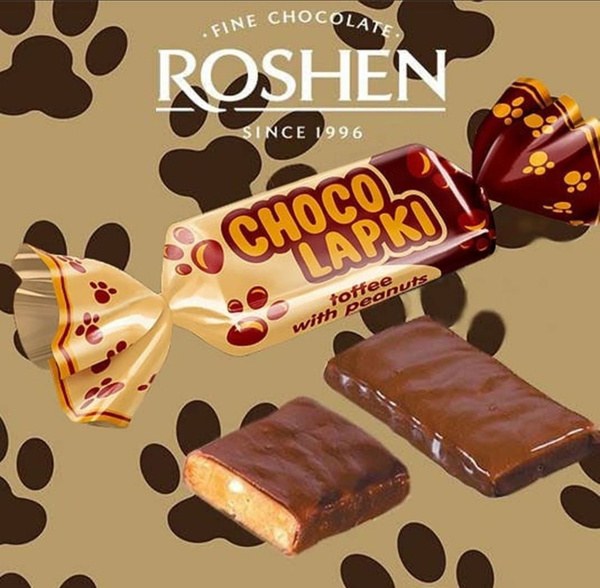 Рошен Конфеты Choco Lapki 1кг