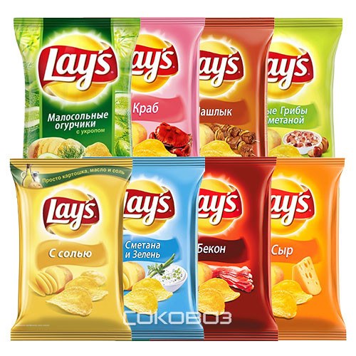 Lays Чипсы в ассор 37 гр