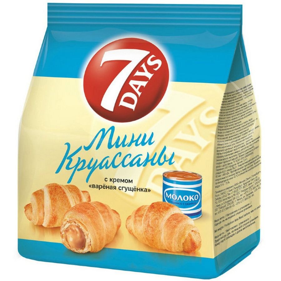 7 DAYS Круассаны мини 105гр