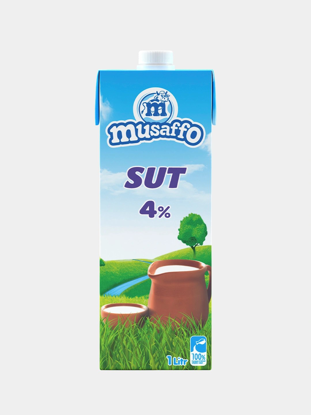 Musaffo Молоко 4% 1л
