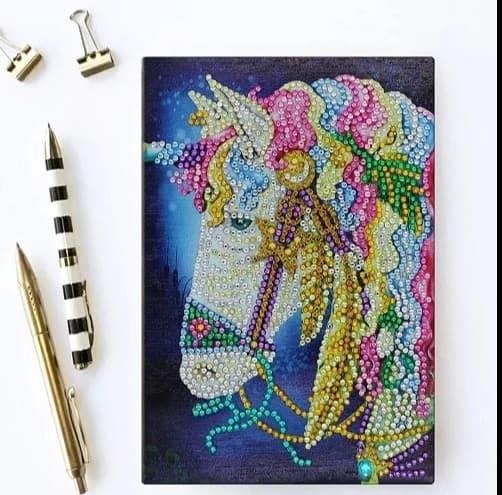 DIY Diamond drawing Notebook Единорог A-801-C