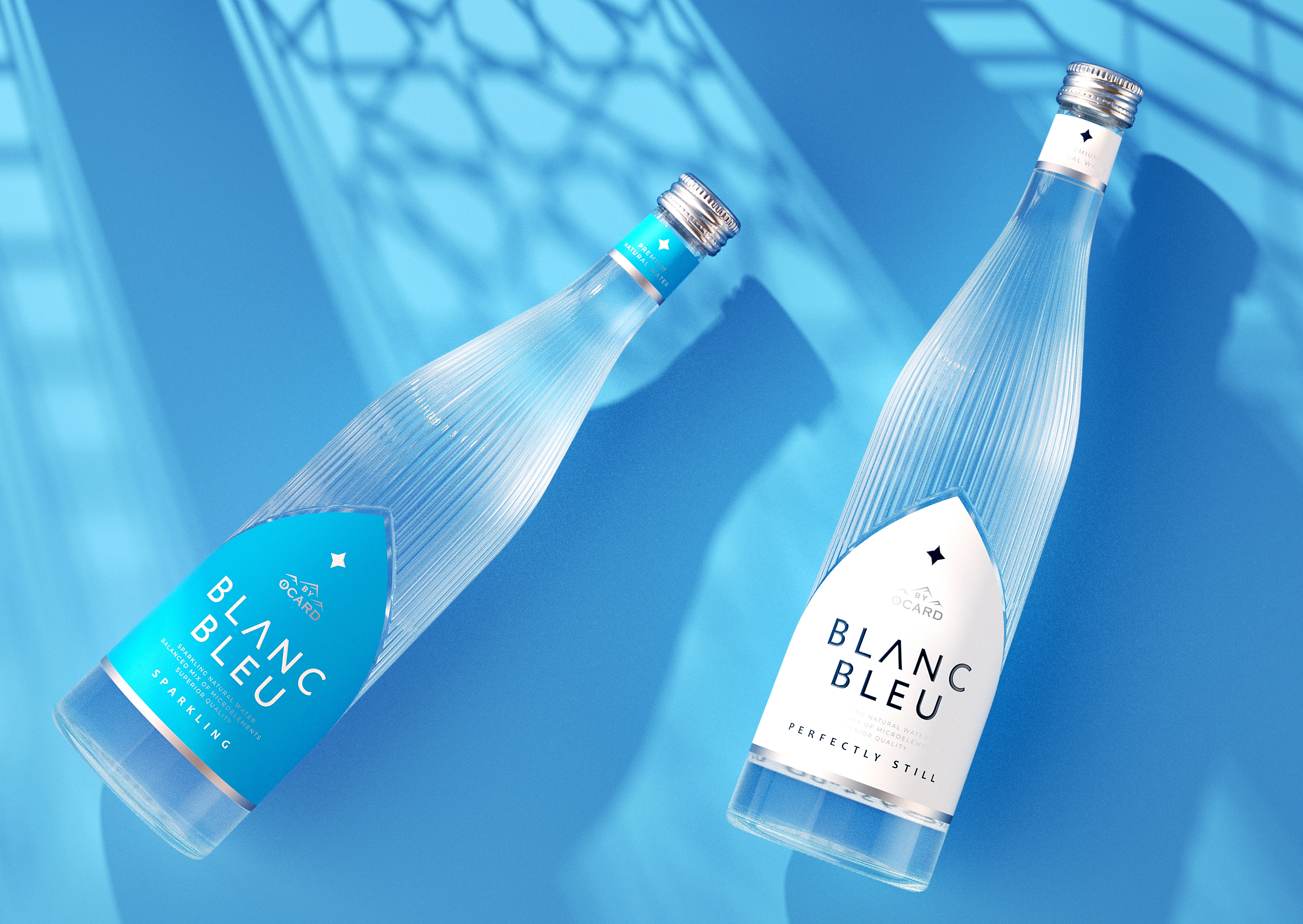 Blanc Bleu газир. леч. вода зеленая б. 500мл