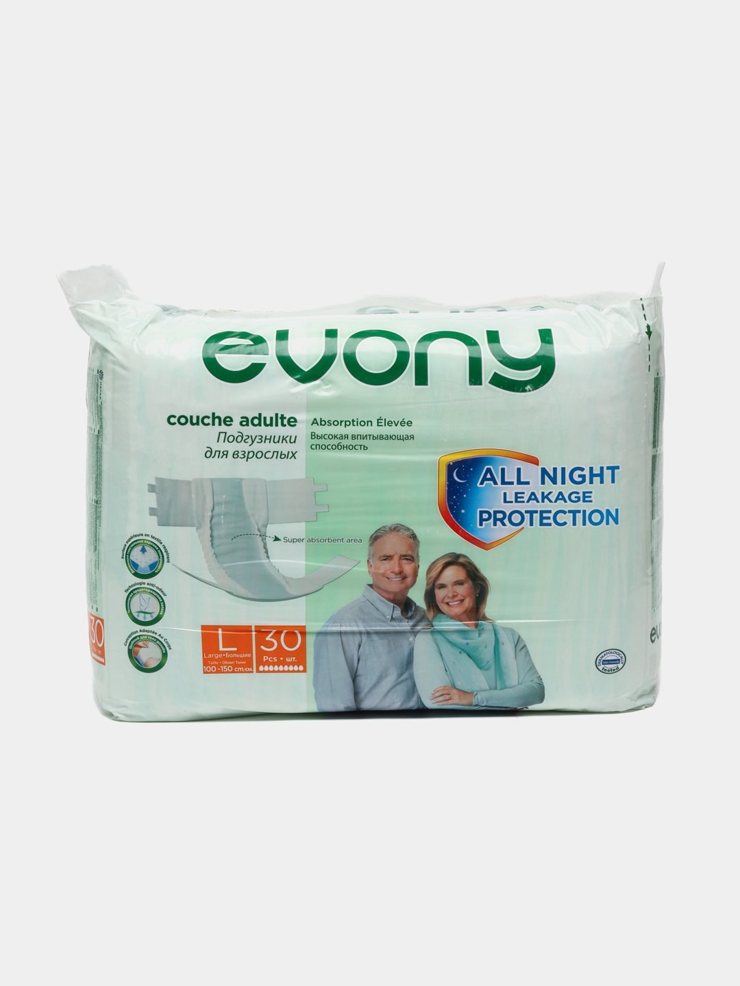 Evony подгузники для старших L 30шт
