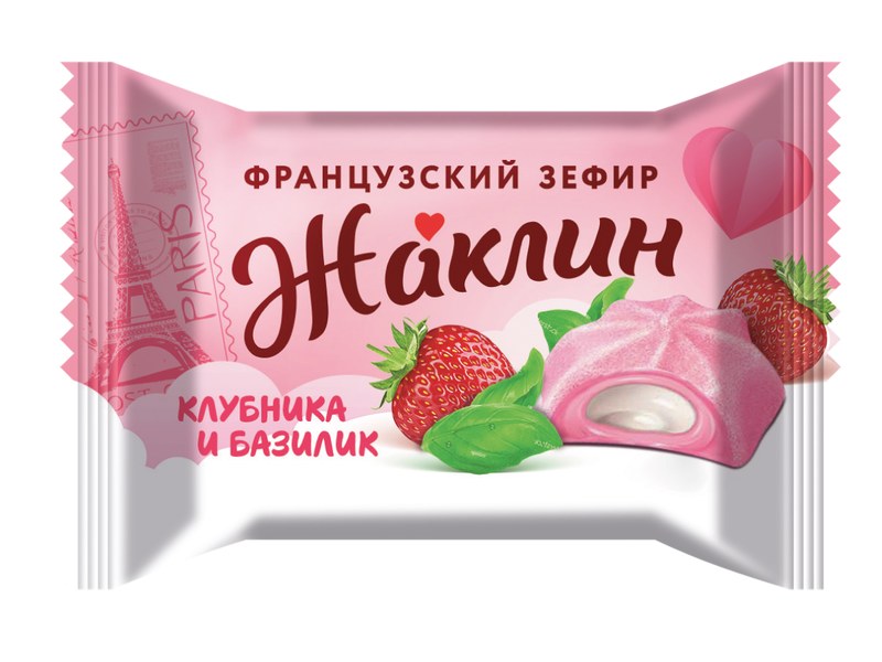 Славянка Жаклин Французский Зефир Клубника Фасовка 1кг