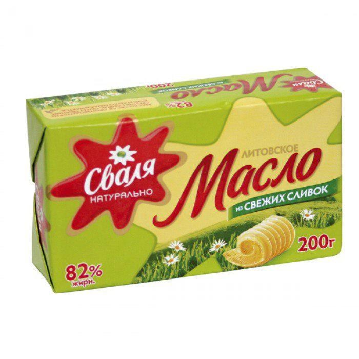 Киевское слив масло 82% 200гр
