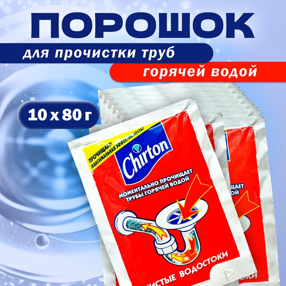 Chirton Сред. для прочис. труб в гранулах 600гр