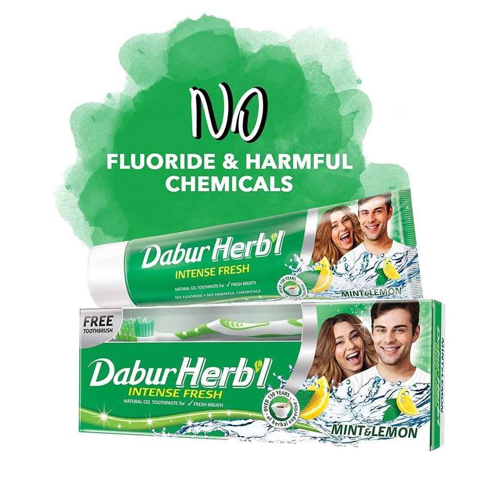 Dabur Herb'l Mint & Lemon ЗП + ЗЩ 150гр