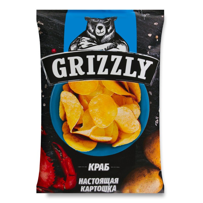 Grizzly кар. чипсы 100гр 110гр