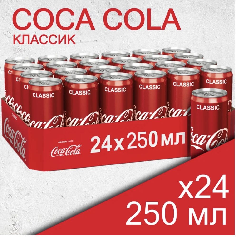 Coca-Cola can (алю. банка) 250мл