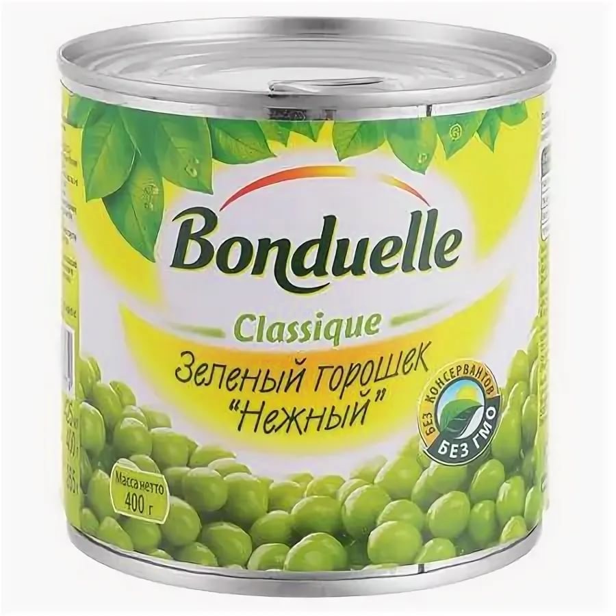 Bonduelle горошек 400гр