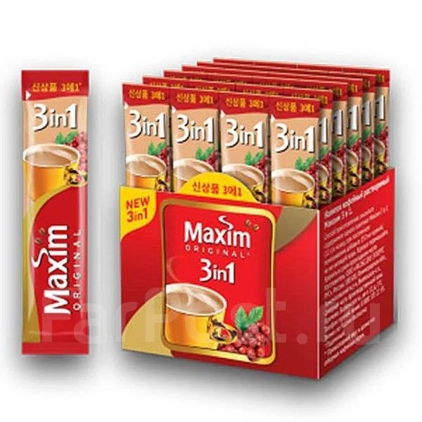 Maxim кофе 3в1 (Корея) 12гр