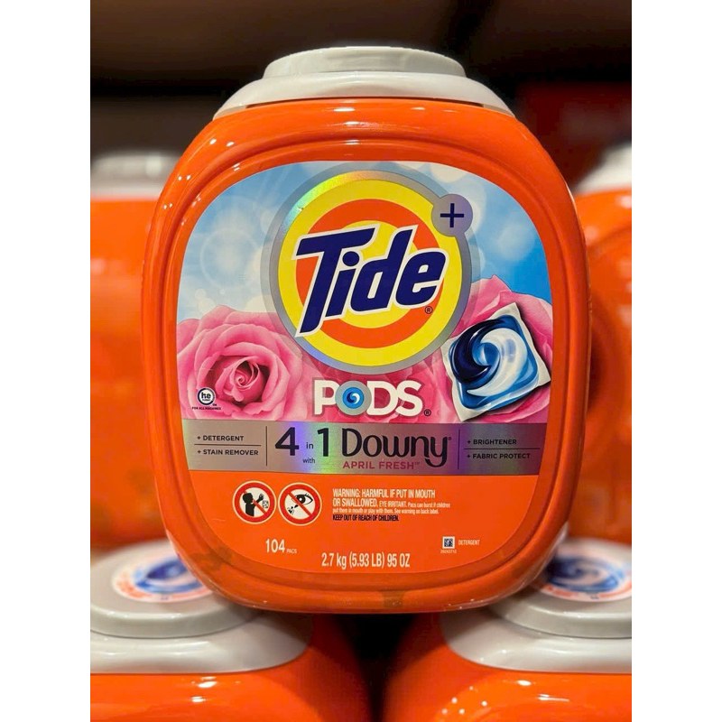 Tide Pods 4в1 104шт