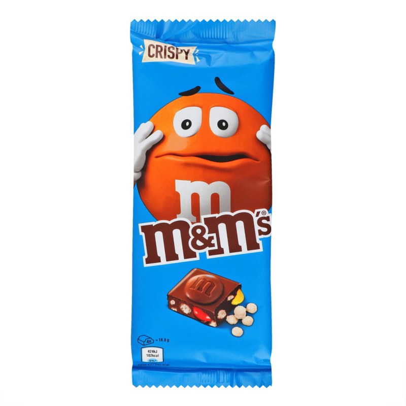 M&M's Crispy Плит. Шоколад с рисов. шариками 150 гр