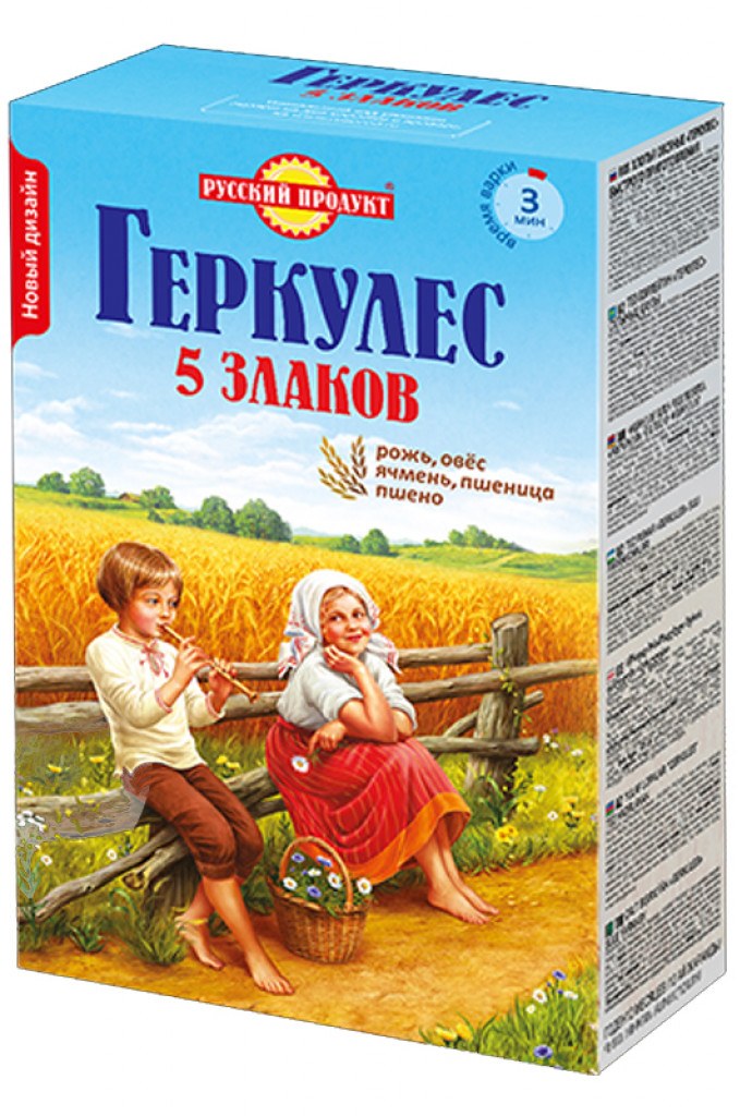 Геркулес 5 злаков 400гр