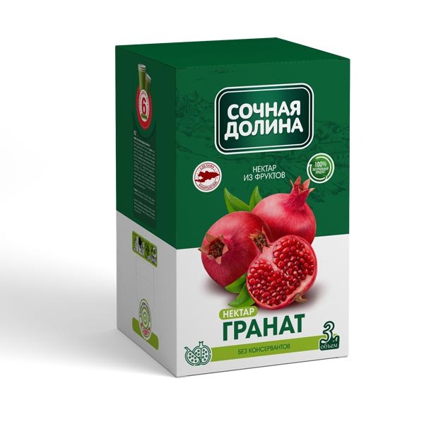 Сочная Долина Гранат 1л