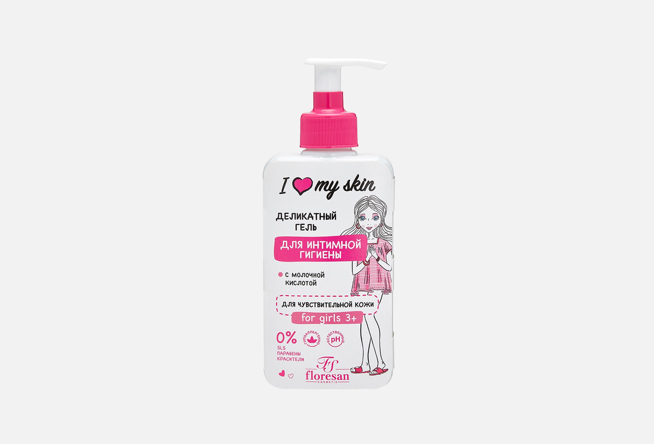 Floresan I love my Skin гель интим 250мл