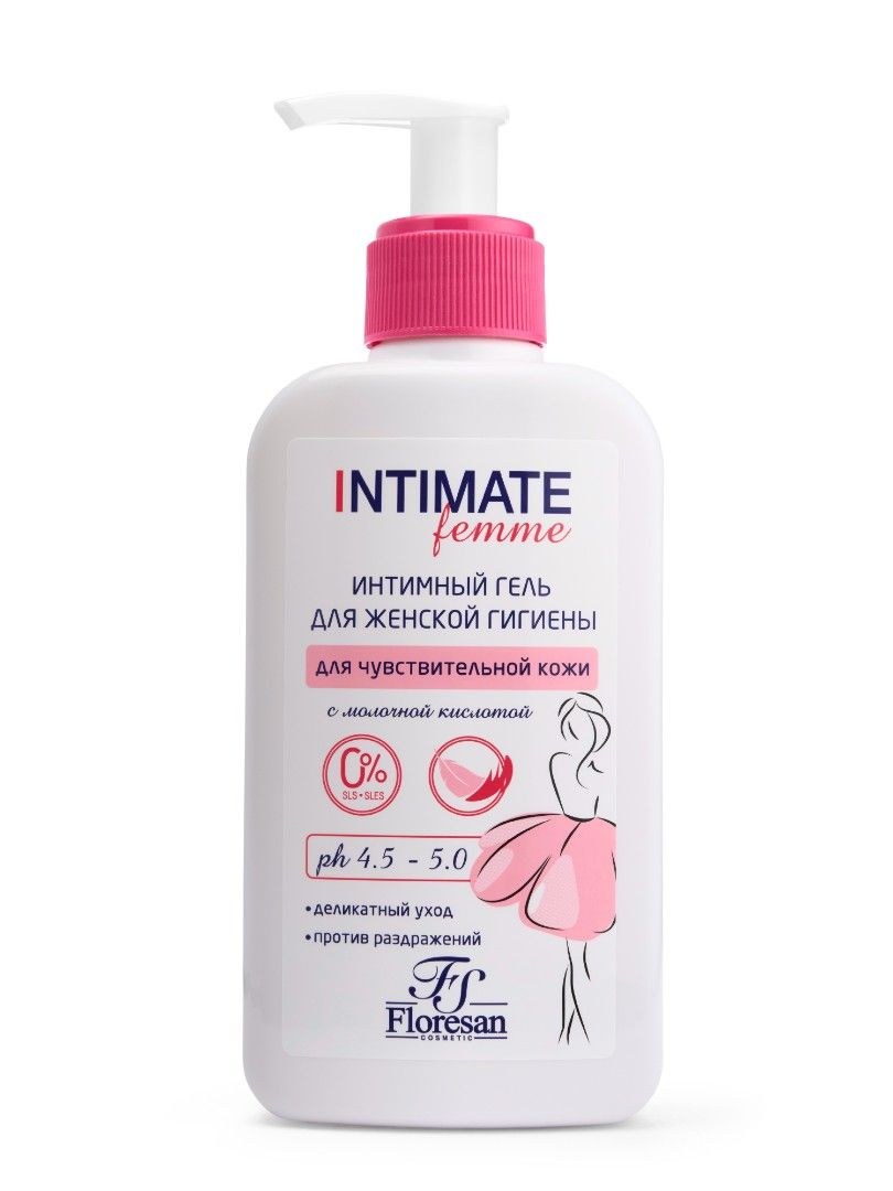 Floresan Intimate зел чай гель интим 250мл Ф-302а