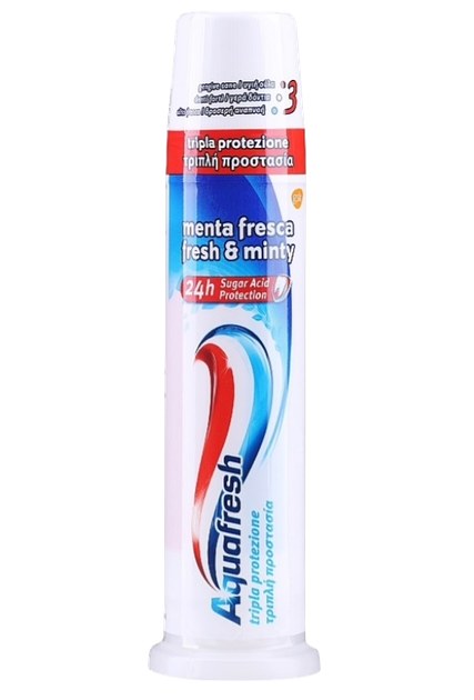 Colgate ЗП Aquafresh помпа 100мл