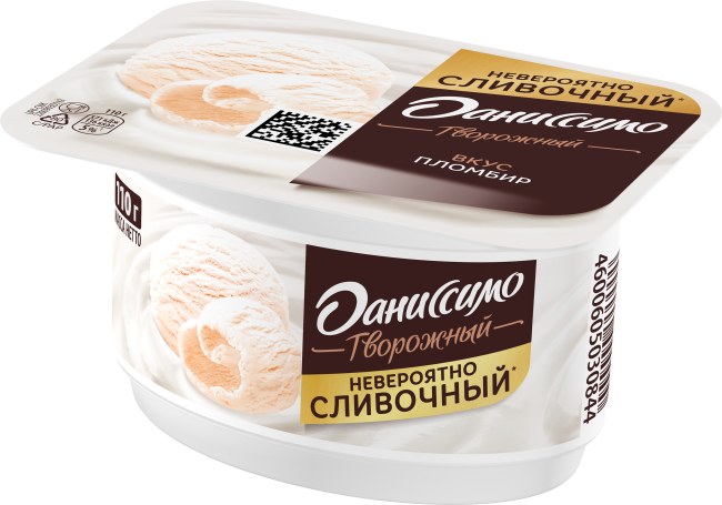 Даниссимо Творожный пломбир 110гр