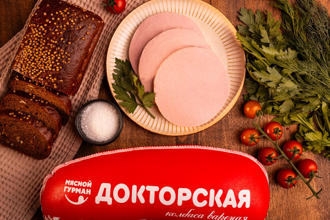 RZ Калбаса Докторская Особая 855гр 0221 0227