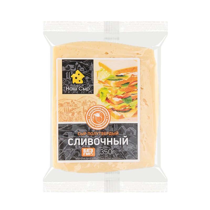 RZ Сыр сливочный 350гр 3421