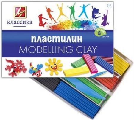 Лучь класс Пластилин 8шт