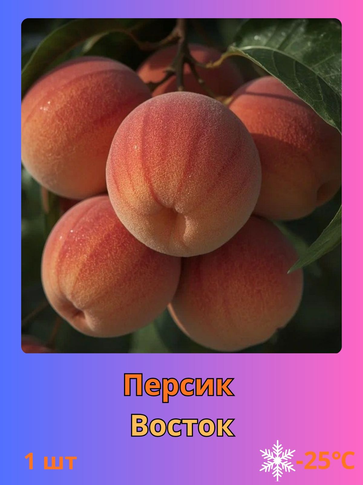 Персик Восток 1кг