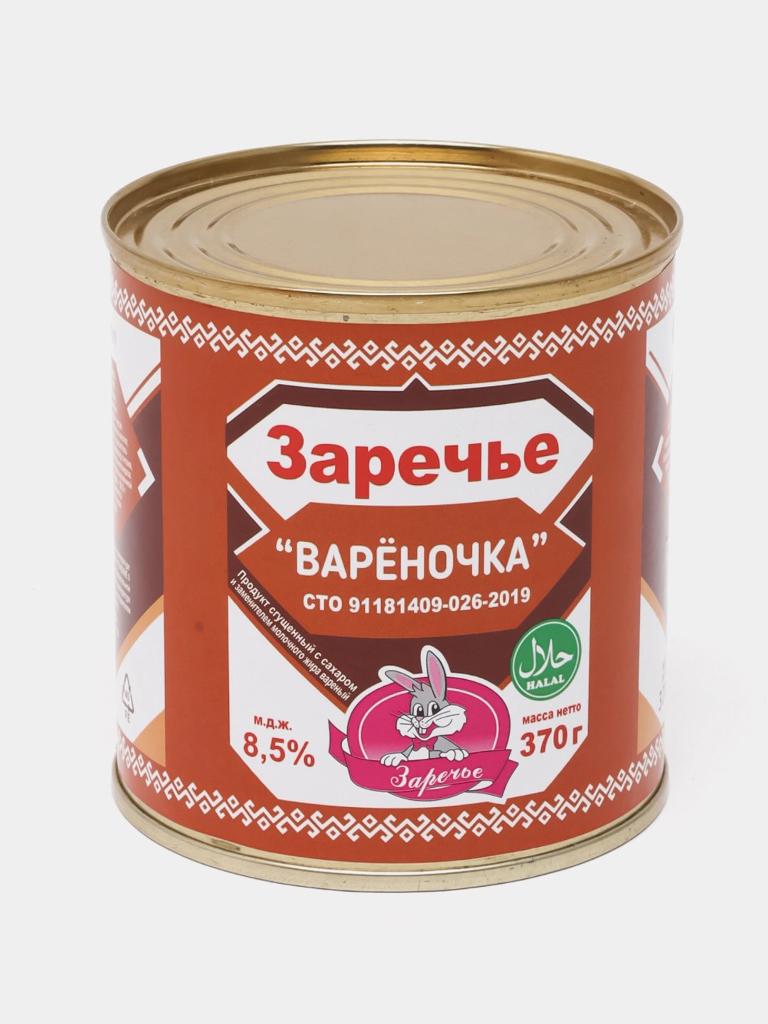 Заречье Вареночка ж/б Сгущенное молоко 370 гр