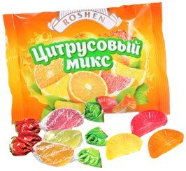 Рошен Цитрусовый микс citrus mix Весовые 1кг