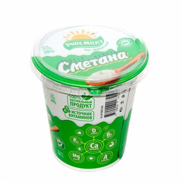 Pure Milky Сметана 20% 350гр