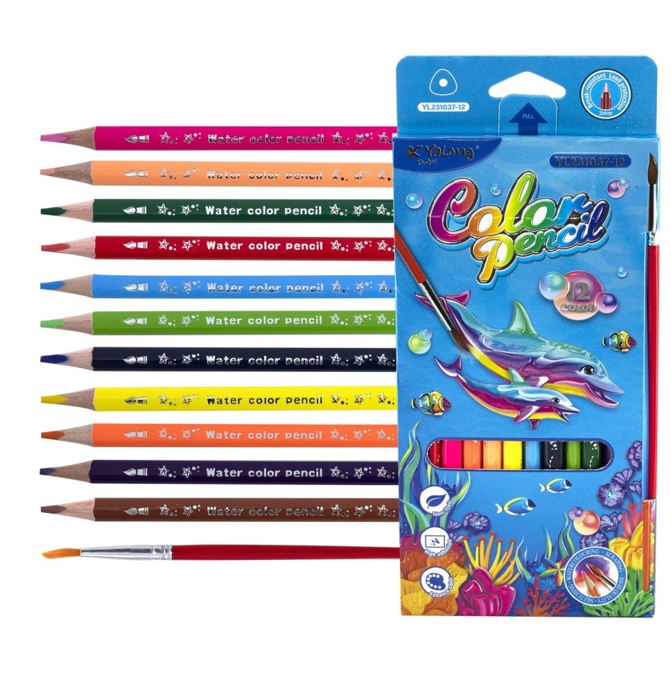 YaLong Color pencil 12шт 19-12