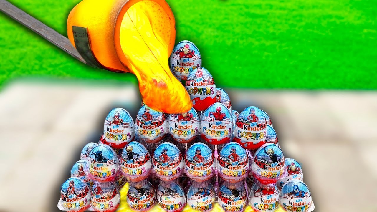 Киндер Treats Egg Lava Lava