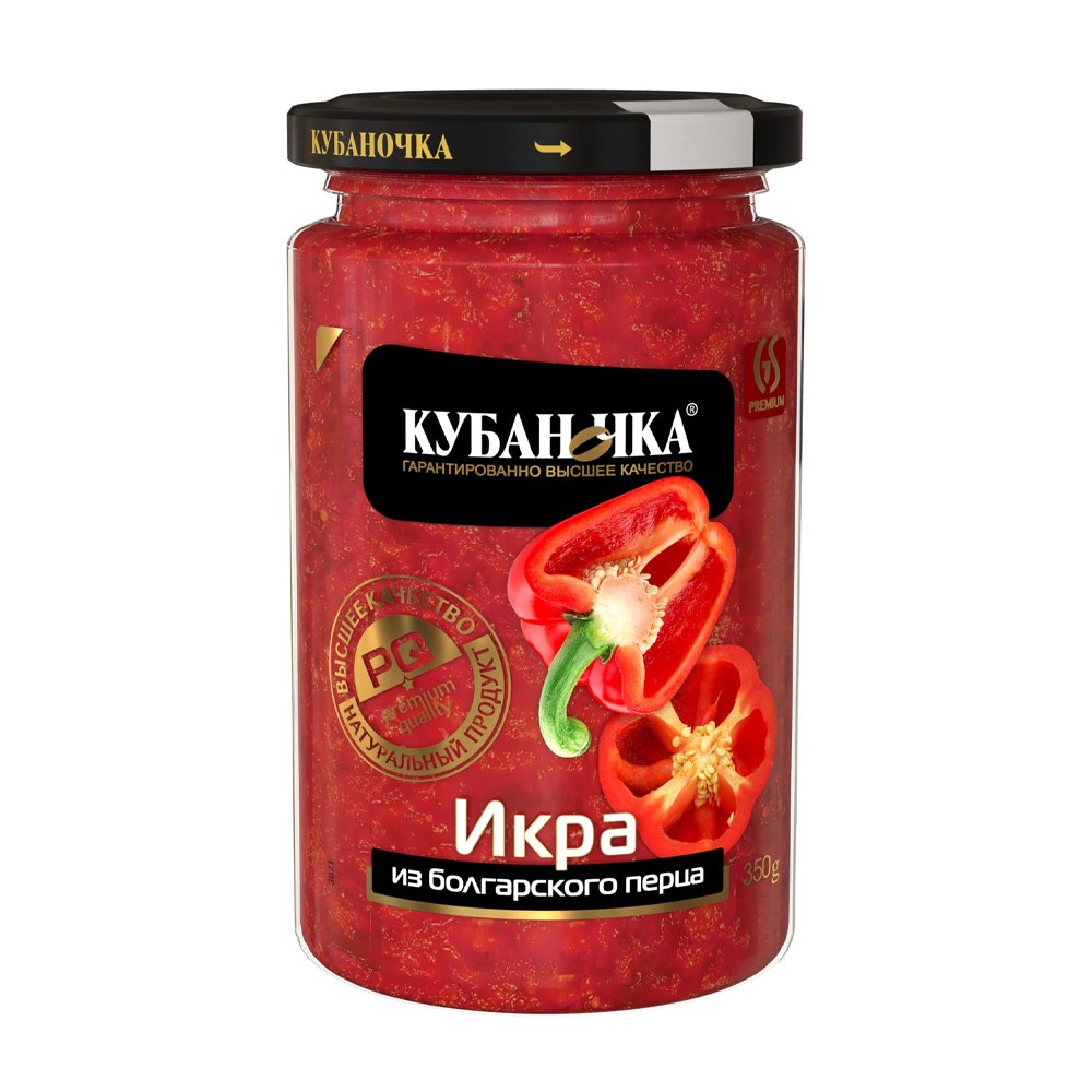 Кубаночка икра из болг. перца 350гр