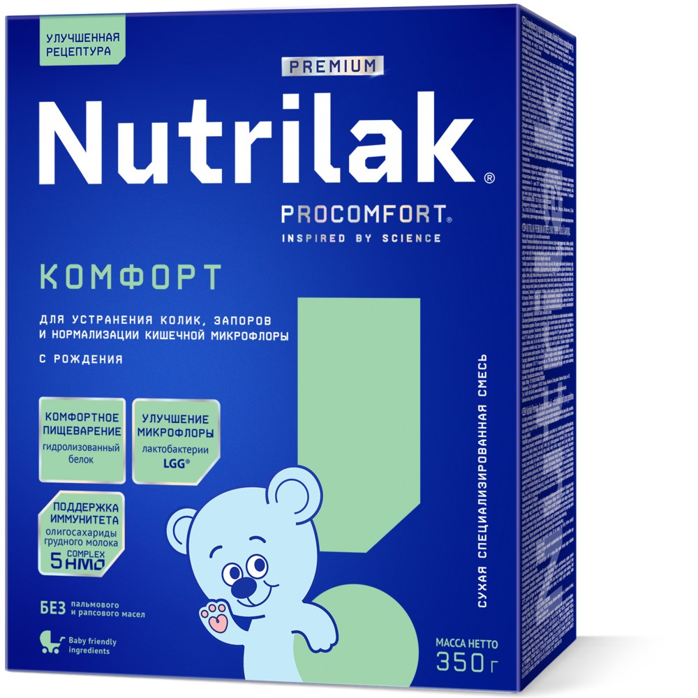 Nutrilak Премиум комфорт 350гр