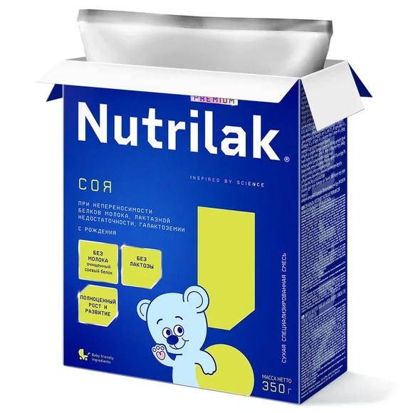 Nutrilak Премиум СОЯ Детское питание 350гр