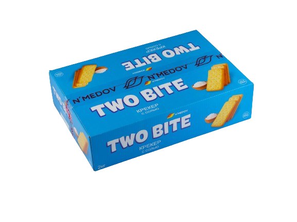 Тю Байт (Two Bite) крекер с солью коробка