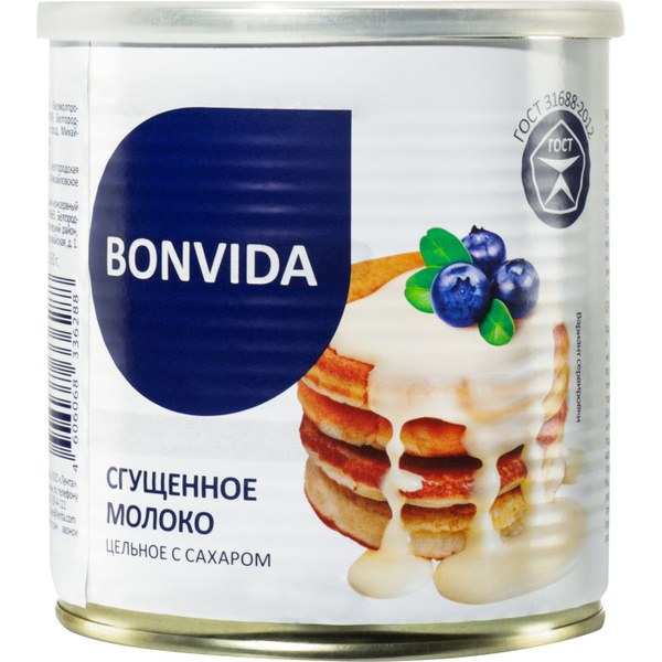 Bon Debut 9% Сгущенное молоко 900гр