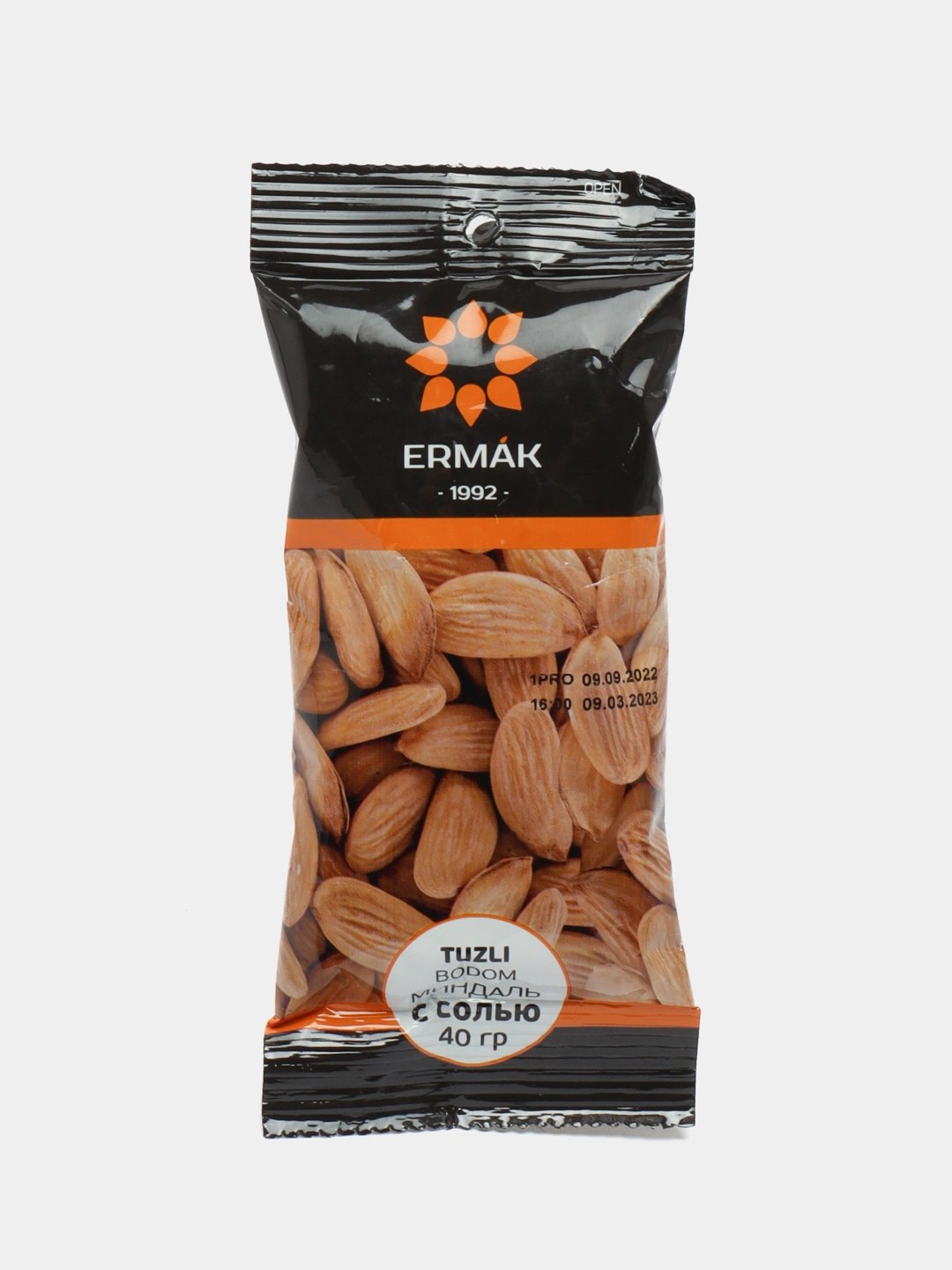Ermak Эрмак миндаль соленный 50гр