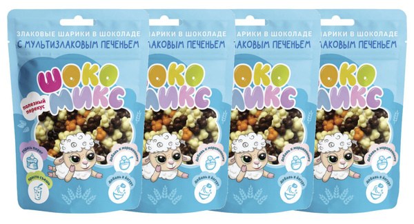 Elvan Элван шоко шарики Рокки Rokky в ассор. 250гр