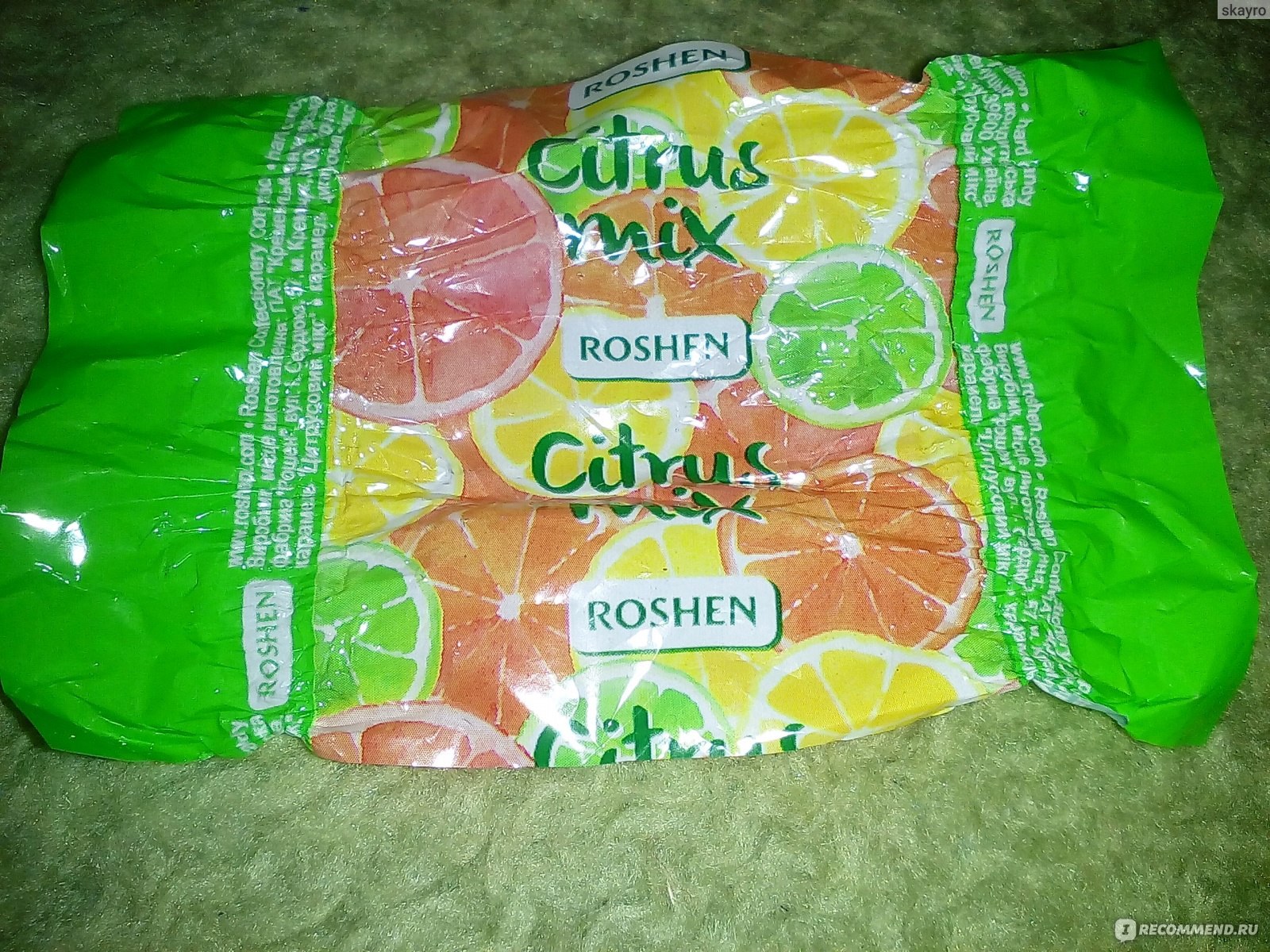 Рошен Цитрусовый микс citrus mix Фасовка 1кг