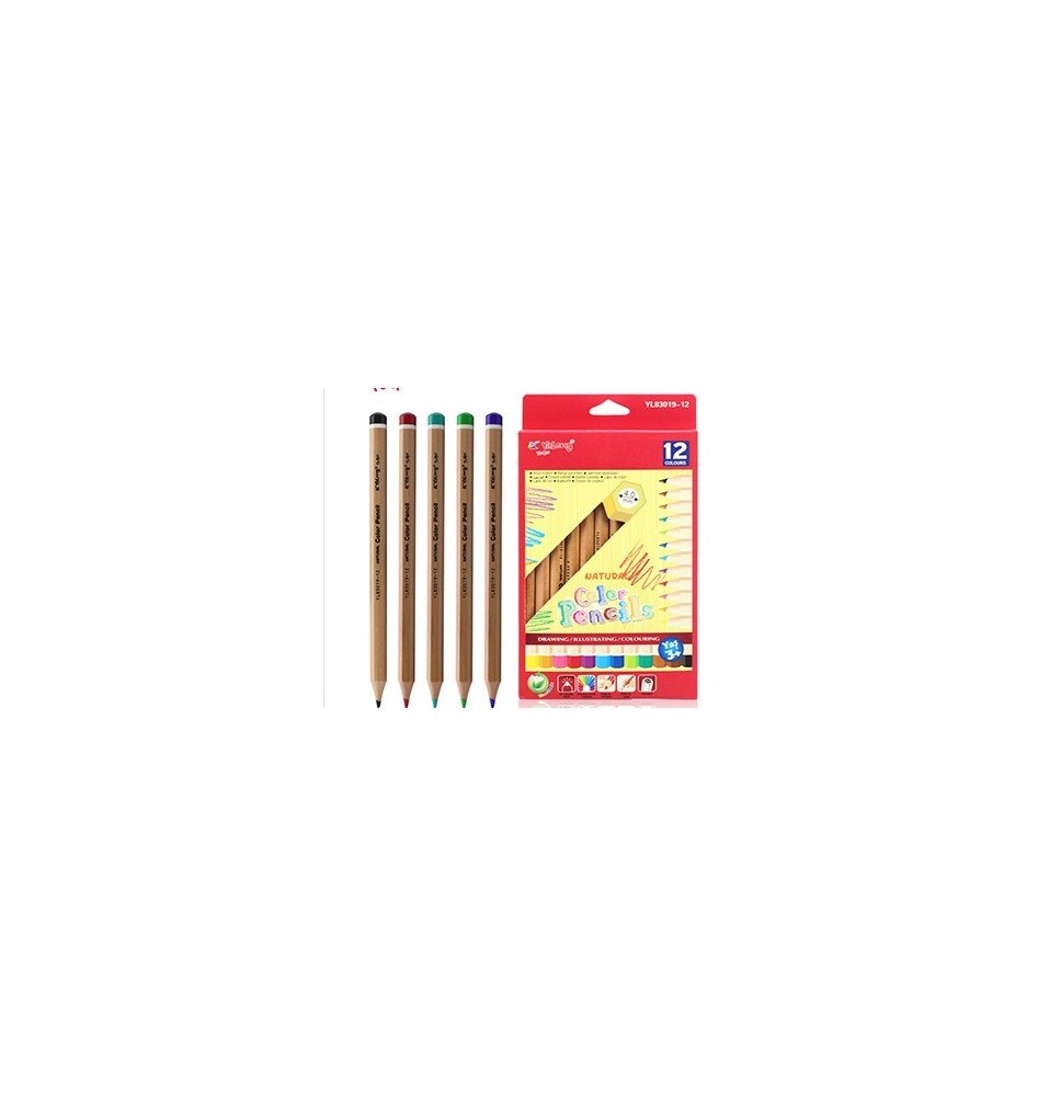 Natural Color Pencils Карандаш YE83017-12шт