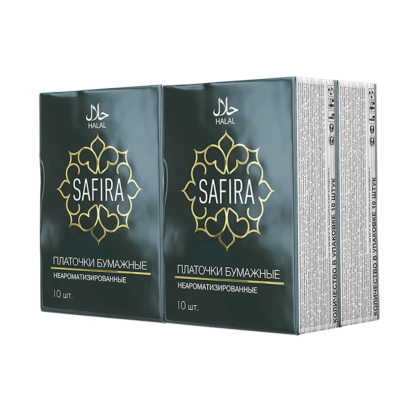Safira бумаж. платочки 10шт