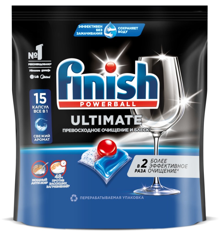 Finish таблетки для посуды 1шт